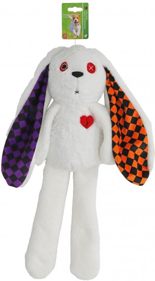 Halloween konijn wit 57cm