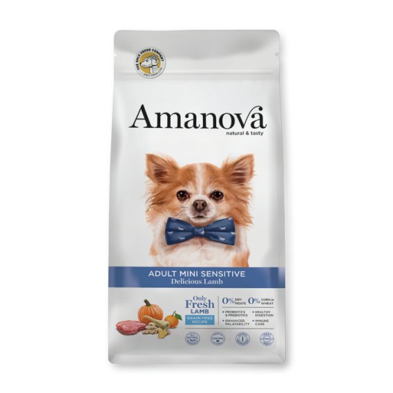 Amanova Adult Mini Sensitive - Delicious Lamb 2KG