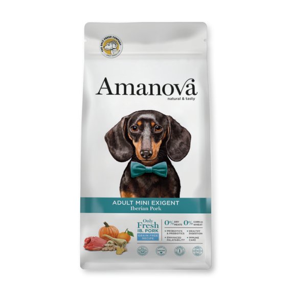 Amanova Adult Mini Exigent - Iberian Pork 2KG