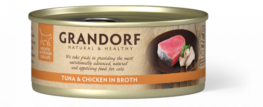 Grandorf natvoeding Tuna Fillet & Chicken Breast - 70g