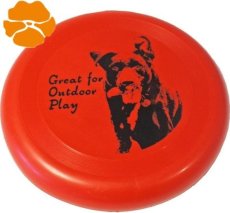 0208317 FRISBEE DRIJVEND ROOD 23 CM