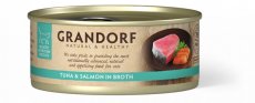 Grandorf natvoeding - Tuna Fillet & Salmon - 70g