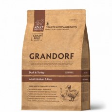 Grandorf grainfree Duck & Turkey - Adult Medium & Maxi Breeds