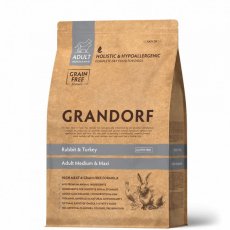 Grandorf grainfree - Rabbit & Turkey - Adult Medium & Maxi Breeds
