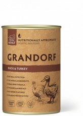 GDDW1440 Grandorf natvoeding - Duck & Turkey - Adult - 400g