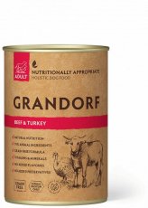 Grandorf natvoeding Beef & Turkey - Adult - 400g