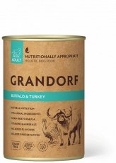 GDDW1740 Grandorf natvoedign Buffalo & Turkey - Adult - 400g