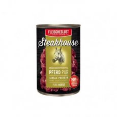 Fleischeslust (MeatLove) Steakhouse Tinned Pure Horse 400 gram