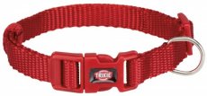 202103 Premium halsband, XXS–XS: 15–25 cm/10 mm, rood